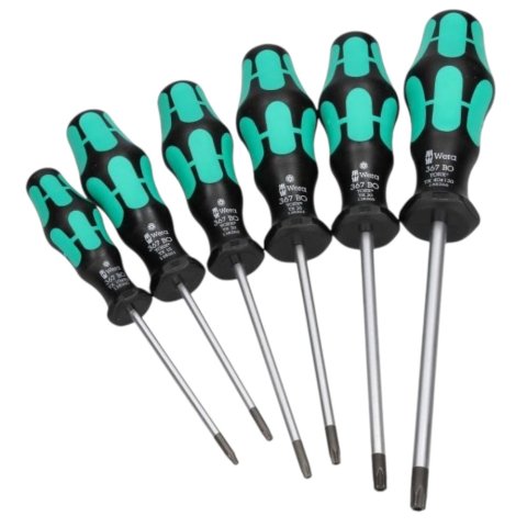 138250 - JEU DE 6 TOURNEVIS TORX DE SECURITE