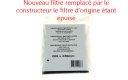 FC8032 - FILTRE SORTI MOTEUR REMPL PAR FILTRE UNI