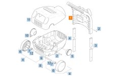 90361740 - POIGNEE CHARIOT DE TRANSPORT REP 1