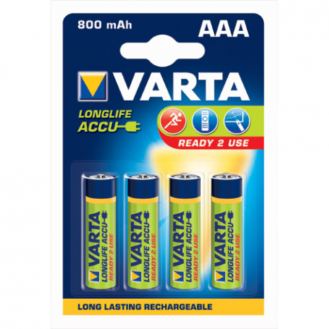 8916597 - ACCU VARTA 1.2V-800MAH NI-MH HR03 AAA