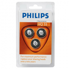 HQ55/40 - Tetes de rasoir philips hq55 pack de 3