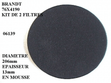 06139 - Filtre charbon hotte brandt p205
