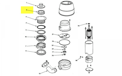 WC03X10010 - BOUCHON SPASH GUARD