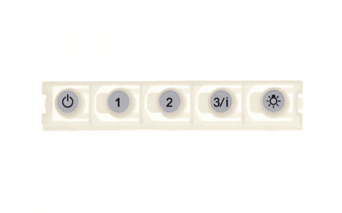 133.0326.702 - TOUCHES CLAVIER DE COMMANDE