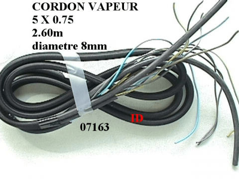 07163 - Cordon vapeur 5 x 0.75 x 2.60 m