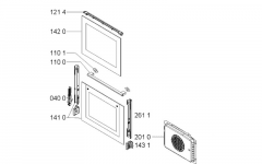 481245059605 - VITRE EXTERIEUR DE PORTE FOUR REP1410