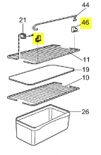 293069304 - SUPPORT GRILLE AVANT REP 46