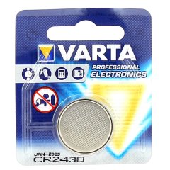 CR2430 - PILE BOUTON LITHIUM 24 5X3MM