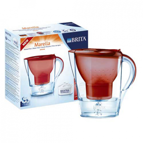 101973 - CARAFE BRITA MARELLA COOL ROUGE