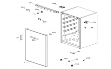 AS0023636 - PORTE REFRIGERATEUR AVEC JOINT