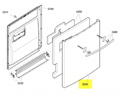 00479307 - PANNEAU DE PORTE EXTERIEUR