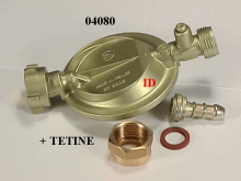 04080 - DETENDEUR BUTANE A VISSER + EMBOUT