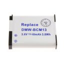 DMW-BCM13E - ACCU LI-ION ADAPTABLE POUR PANASONIC 3,6V-1050MAH
