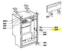 241326700 - INSERT DE SERRURE AVEC LUMIERE