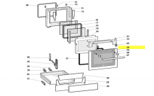 C00118044 - VITRE PORTE FOUR EXTERIEURE