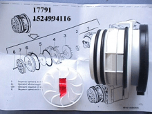 17791 - Kit turbine pompe de cyclage
