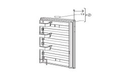 385128309 - PORTE DE REFRIGERATEUR REPERE 2