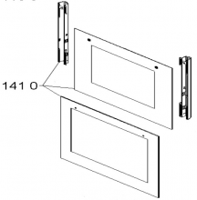 480121100502 - Vitre exterieure complete