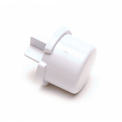 C00143007 - BOUTON POUSSOIR BLANC(PW) INDESIT EVO3