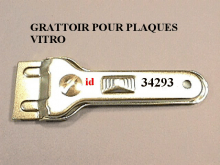 34293 - Grattoir pour plaque vitroceramique