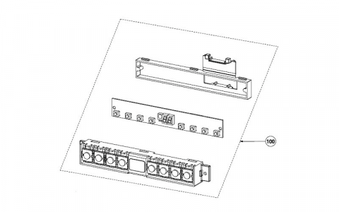 133.0182.442 - GROUPE DE COMMANDE KIT BOUTONS