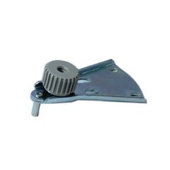 M537232 - ENSEMBLE CHARNIERE INFERIEURE + PIED AJUSTABLE