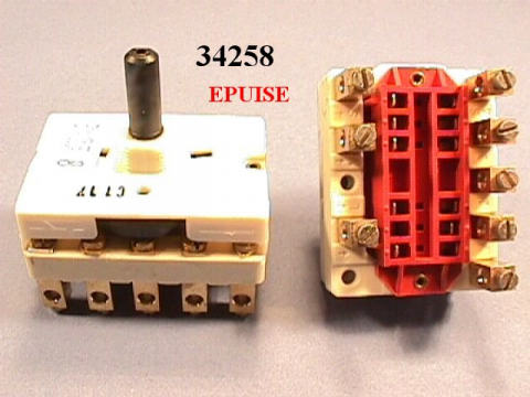 34258 - Commutateur de plaque 7 positions