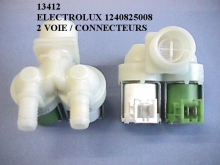 13412 - Electrovanne 2 voies 180° + connecteur