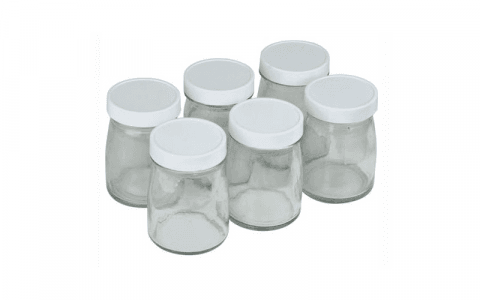 YM401E - LOT DE 6 POTS DE YAOURTS 125 ML POUR YM4