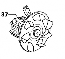 1411754 - MOTEUR + HELICE CHALEUR TOURNANTE