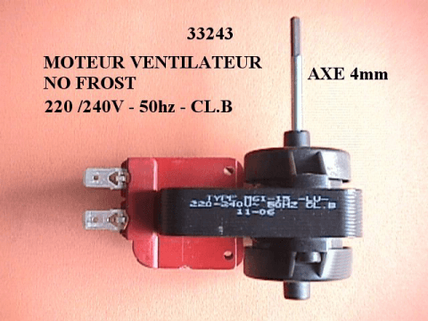 33243 - Ventilateur moteur no frost