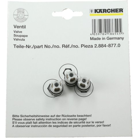 28848770 - KIT CLAPET JEUX DE 3 CORPS DE POMPE