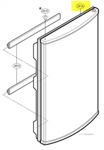 5433JA8312M - PORTE COMPLETE AVEC JOINT