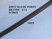 16522 - Joint bas de porte lave vaisselle lv4