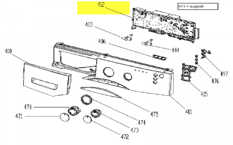 20721312 - MODULE DE COMMANDE LL V 588B8AF26800