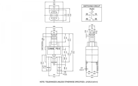 G829513 - INTERRUPTEUR MARCHE ARRET 16A  250V