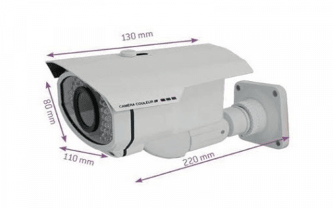 F49132 - CAMERA TUBE 6-22MM INT/EXT. 700 LIGNES