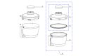 17524 - CUVE INOX PATISSERIE COMPLETE MODIFIEE