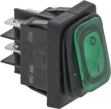 3319362 - INTERRUPTEUR BIPOLAIRE VERT 16A 250V