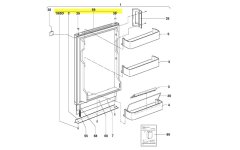 293682601 - PORTE REFRIGERATEUR COMPLETE SERVICE