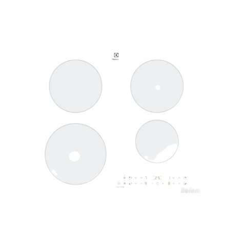 5551128043 - VERRE CERAMIQUE POUR PLAQUE INDUCTION 520X590MM