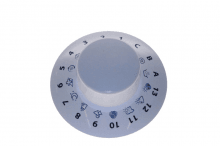 C00264221 - BOUTON TIMER WHITE PW ARM PRNE02