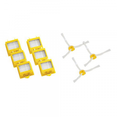 ACC239 - PACK 6 FILTRES ET 3 BROSSES LATERALES