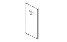 AS0023639 - PORTE REFRIGERATEUR + JOINT MAGNETIQUE