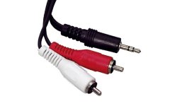 143285 - CABLE JACK 3,5MM MALE/2X RCA-MALE, 1,5MT