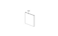 ACQ76172920 - FACADE DE PORTE ARGENT