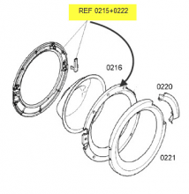 00668243 - CADRE INTERIEUR DE HUBLOT REP 0215+0222