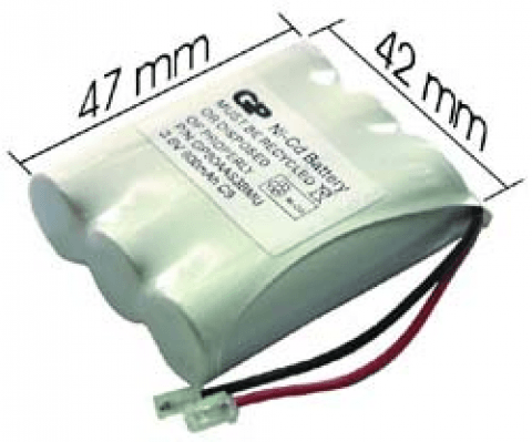 2896969 - ACCUMULATEUR NICD 3.6 V 700 MAH