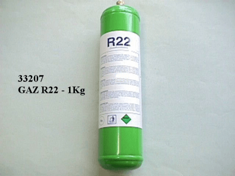 33207 - BOUTEILLE FREON R22 BOUTEILLE 1 KG GAZ