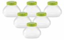 XF102000 - POT + BOUCHON YAOURTIERE X 6